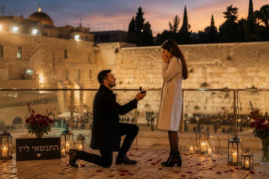 הצעת נישואין בירושלים: איך לתכנן רגע בלתי נשכח בוולדורף אסטוריה